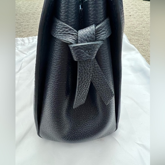 Kate Spade Knott Medium Satchel in Navy with Navy/White Stripes - Picture 7 of 7